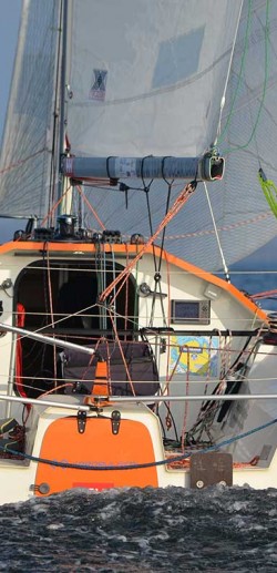 Gallery Lennart trainiert auf dem Strelasund